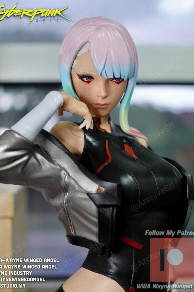 露西 赛博朋克2077 3D打印图纸